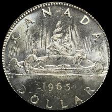1965 Canada Silver Dollar UNCIRCULATED