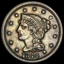 1844 Braided Hair Large Cent UNCIRCULATED