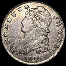 1830 Capped Bust Half Dollar NICELY CIRCULATED