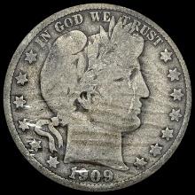 1909 Barber Half Dollar UNCIRCULATED