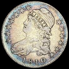 1810 Capped Bust Half Dollar 50C NICELY CIRCULATED