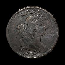 1806 Copper Half Cent GEM BU