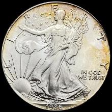 1986 1 oz Silver American Eagle $1 SUPERB GEM BU
