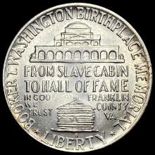 1946-S Silver Half Dollar Booker T. Washington GEM BU