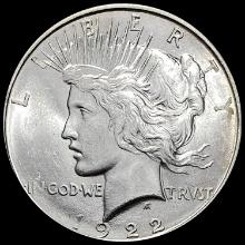 1922 Silver Peace Dollar UNCIRCULATED