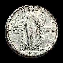 1918-S Silver Standing Liberty Quarter CLOSELY UNCIRCULATED