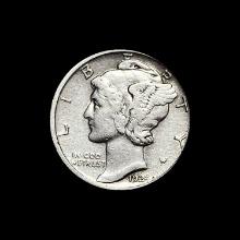 1924-S Silver Mercury Dime CLOSELY UNCIRCULATED
