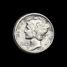 1917-S Silver Mercury Dime CLOSELY UNCIRCULATED