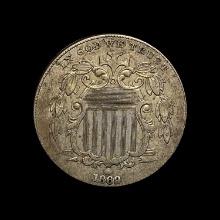 1869 Shield Nickel CLOSELY UNCIRCULATED