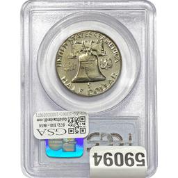 1961 Franklin Half Dollar PCGS PR67