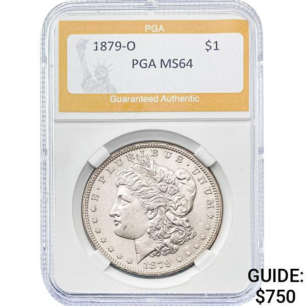 1879-O Morgan Dollar PGA MS64