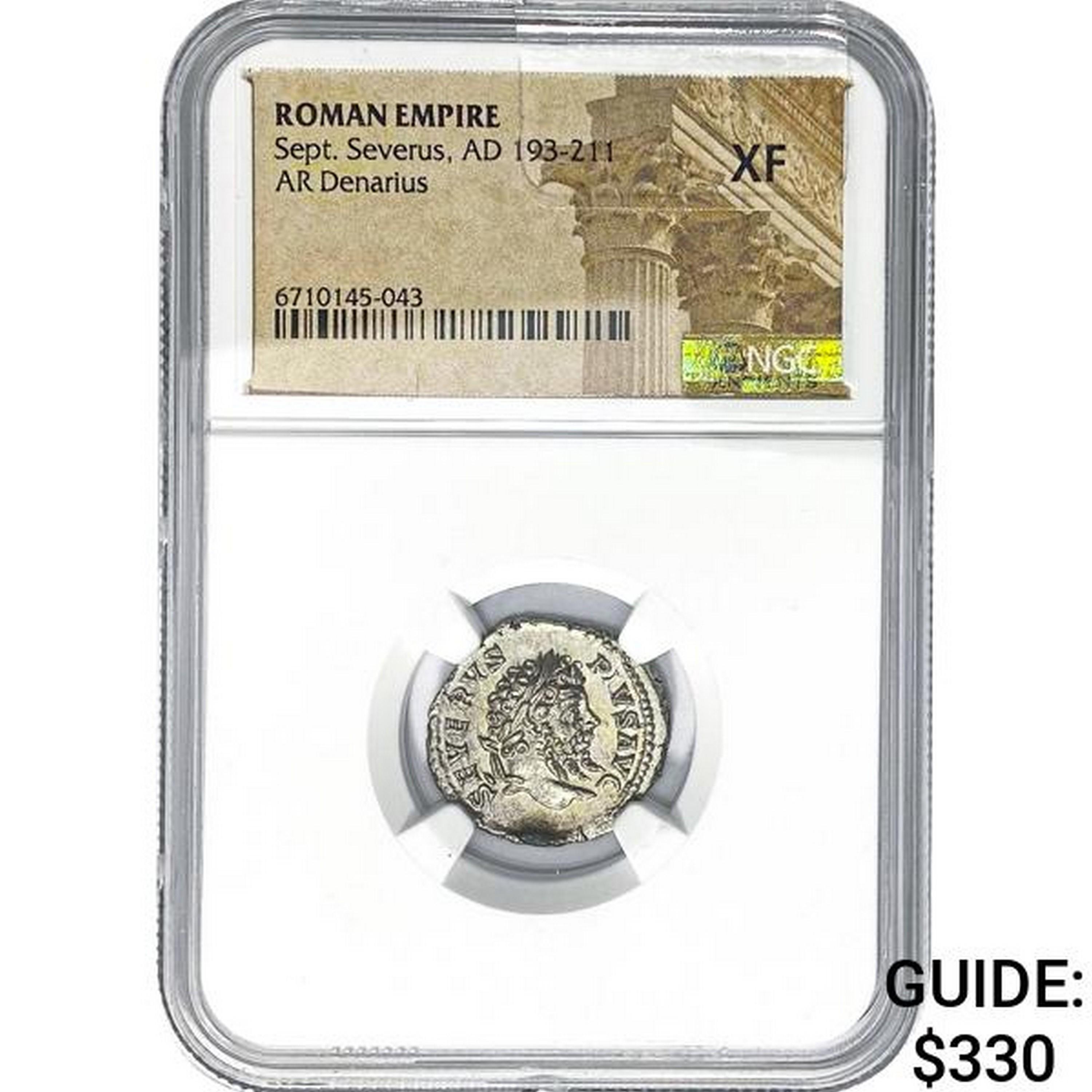 Roman Sept. Severus, AD 193-211 Silver Denarius