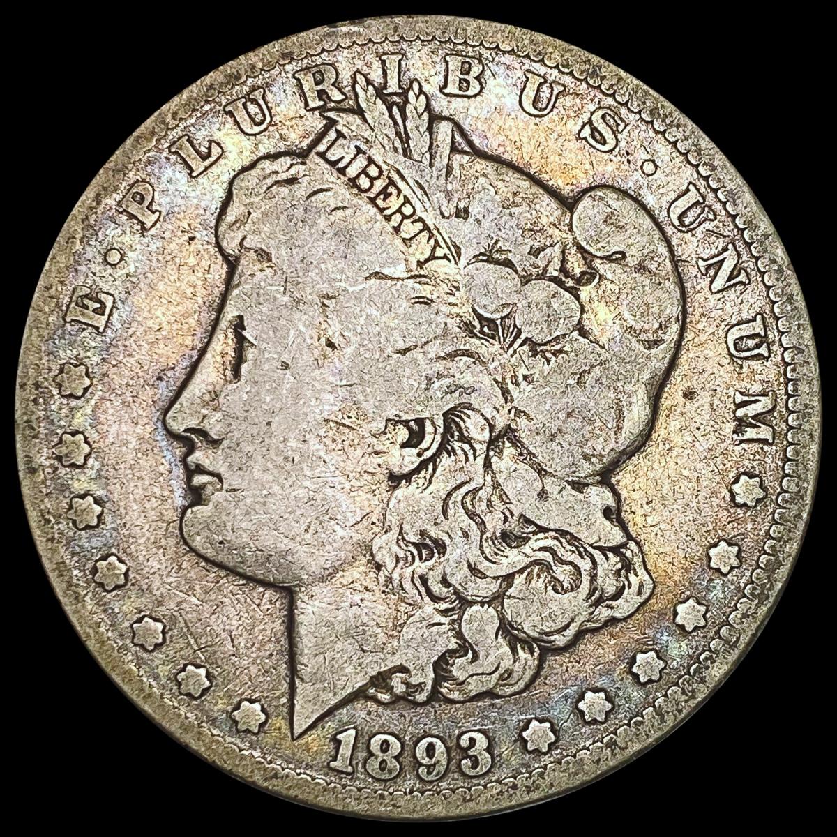 1893-CC Morgan Silver Dollar NICELY CIRCULATED
