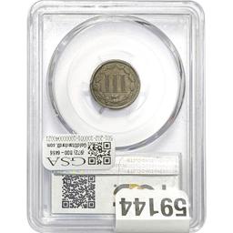 1882 3 Cent Nickel PCGS VF30
