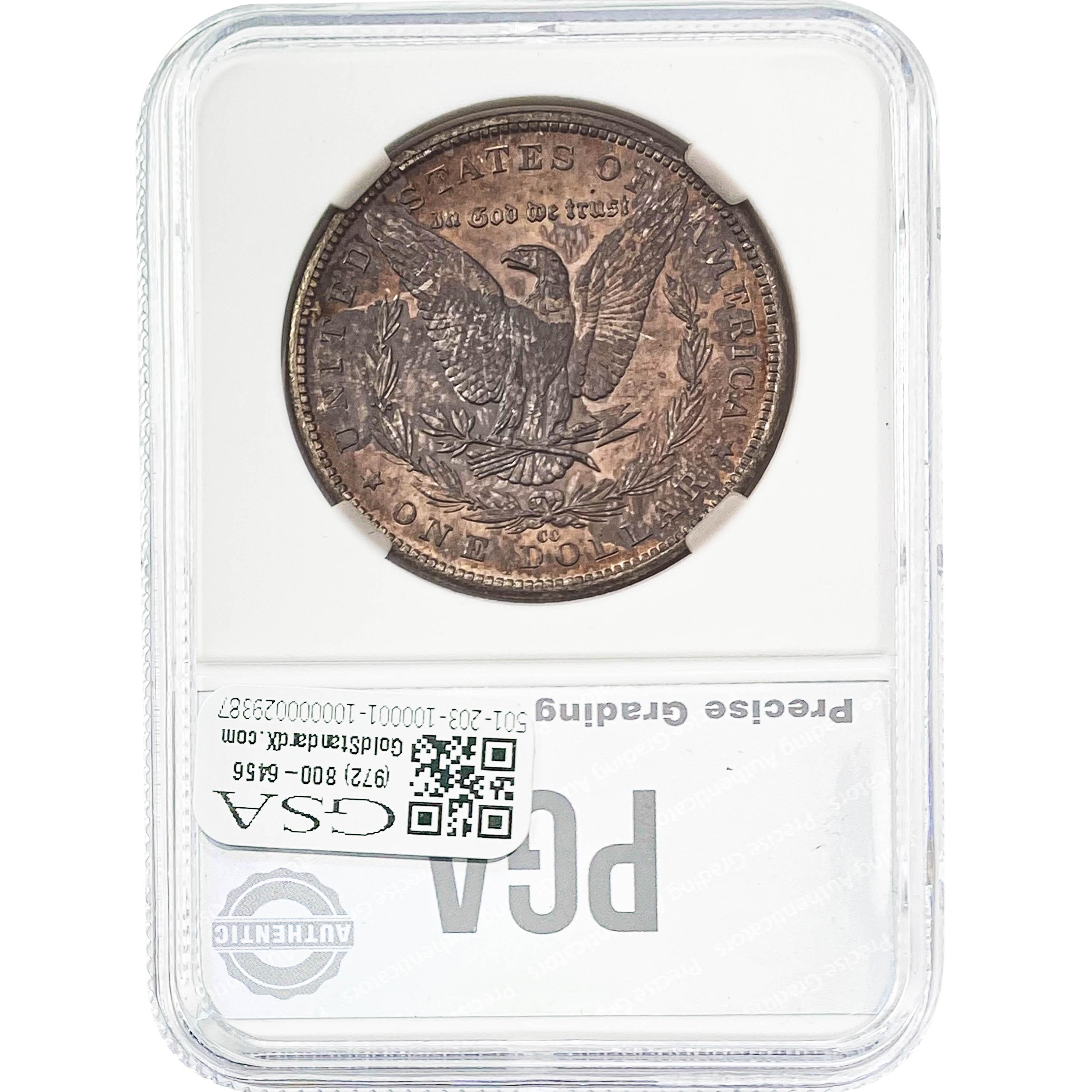 1884-CC Morgan Dollar PGA MS65