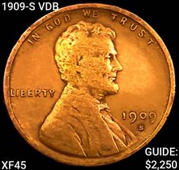 1909-S VDB Wheat Cent NEARLY UNCIRCULATED