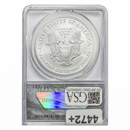 1996 Silver Eagle ANACS MS70