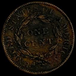1836 Coronet Head Large Cent CLOSELY UNCIRCULATED CLOSELY UNCIRCULATED