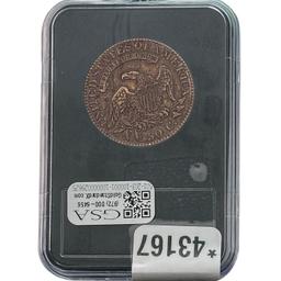 1822 Capped Bust Half Dollar GSA XF40