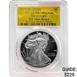 2017-W (2020) Silver Eagle PCGS PR70DCAM