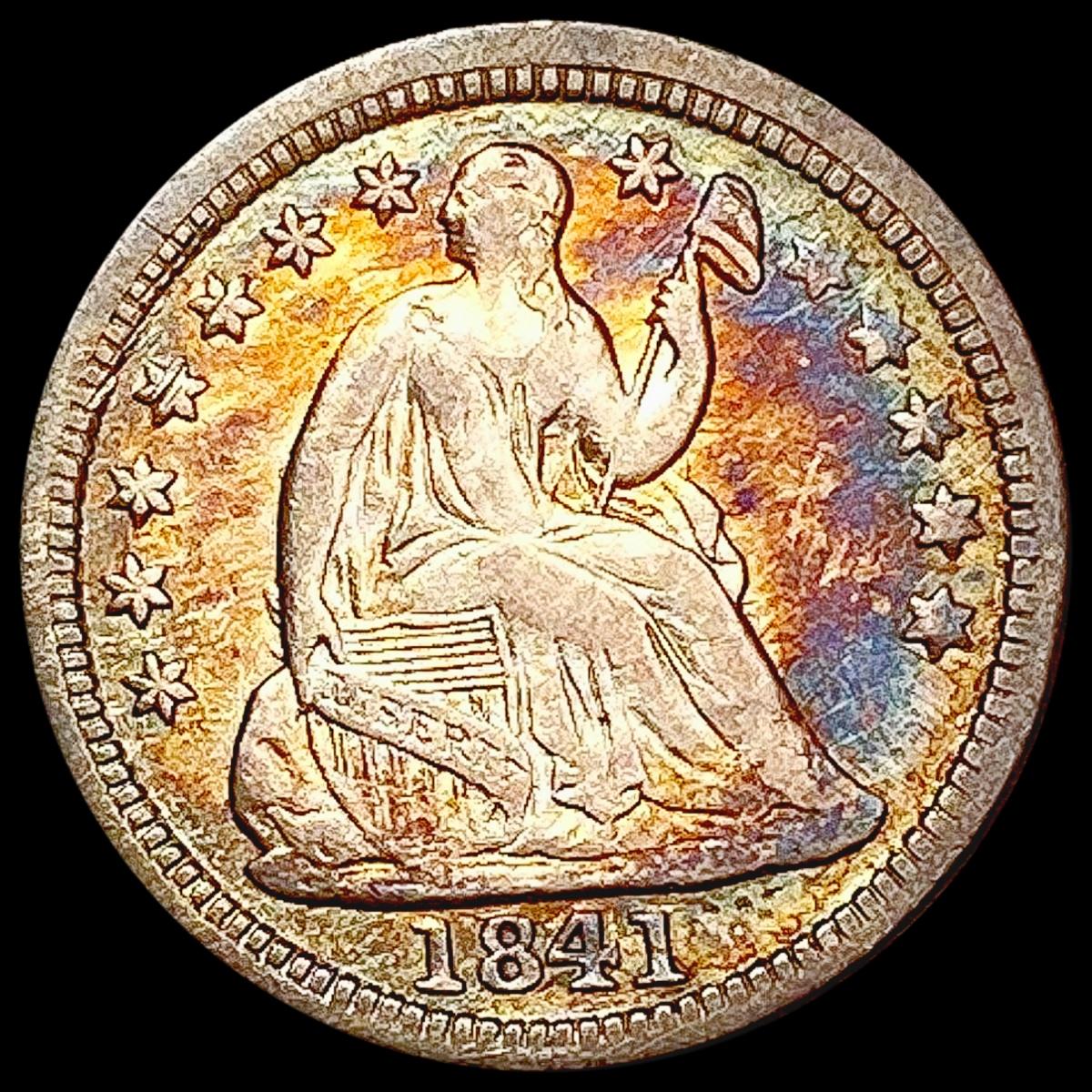1841-O Seated Liberty Half Dime CLOSELY UNCIRCULATED