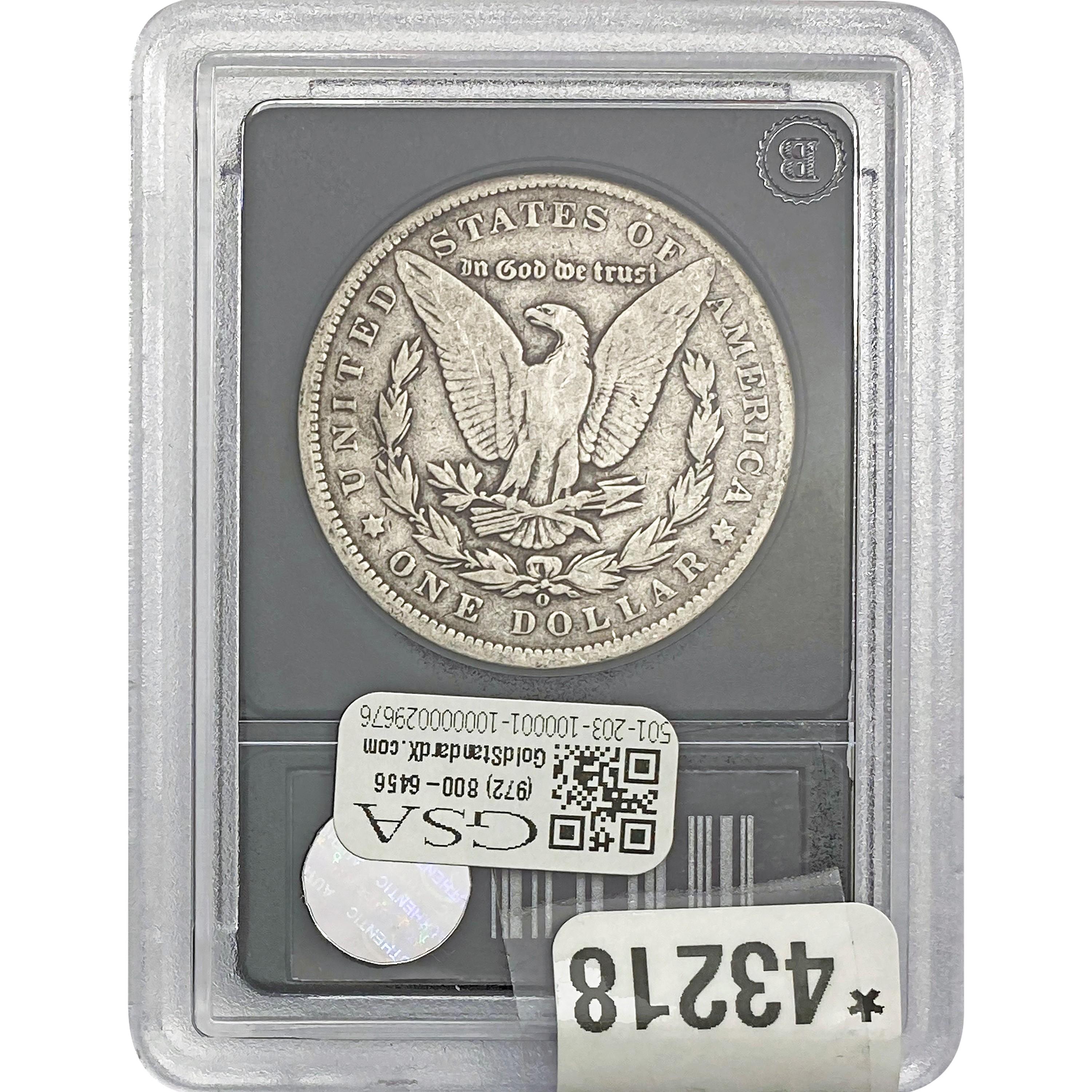 1900-O Morgan Silver Dollar VG