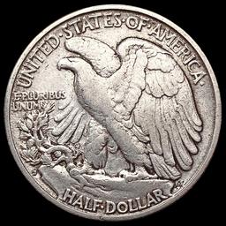 1923-S Walking Liberty Half Dollar NEARLY UNCIRCUL