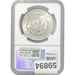 1885 Morgan Silver Dollar NGC MS63