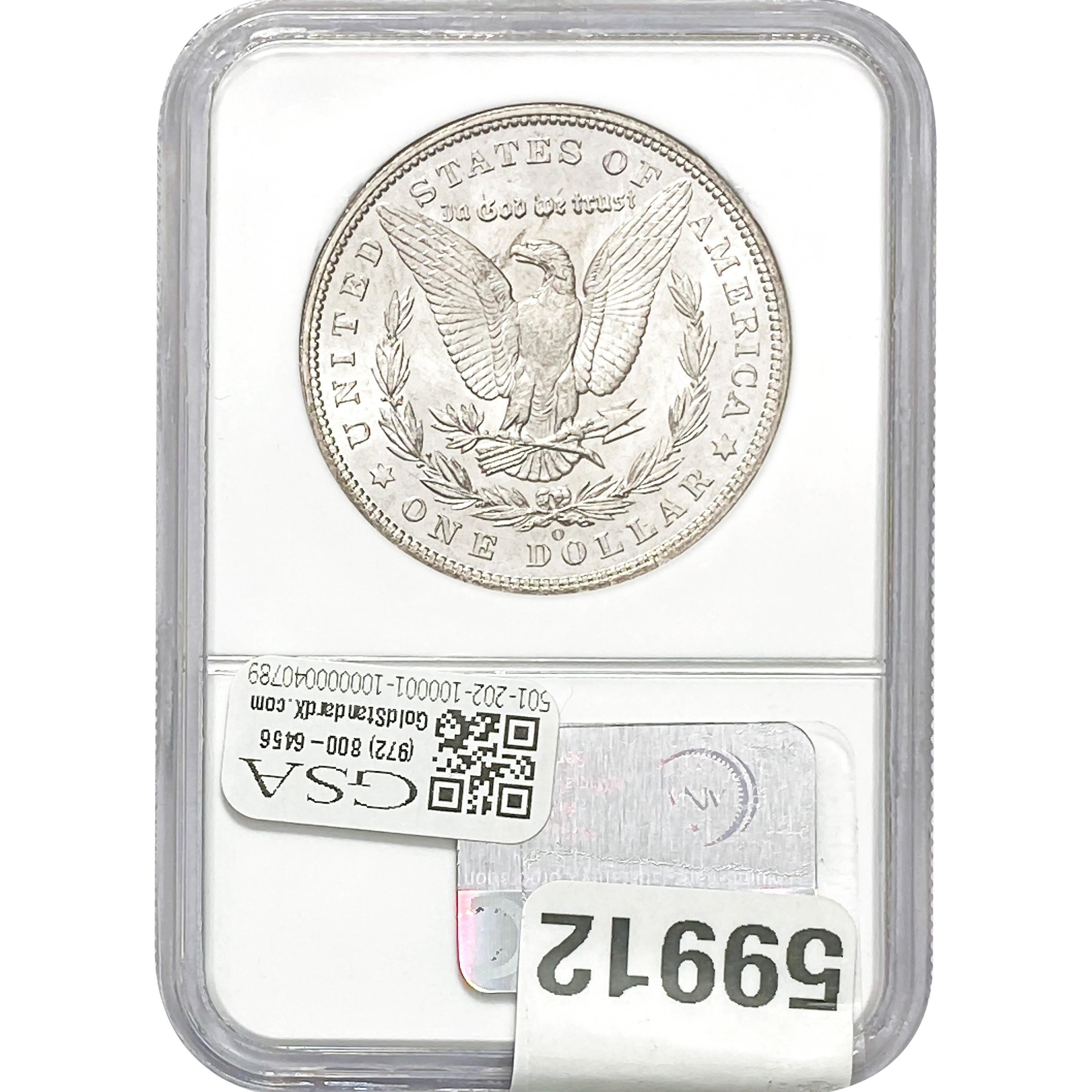 1904-O Morgan Silver Dollar NGC MS63