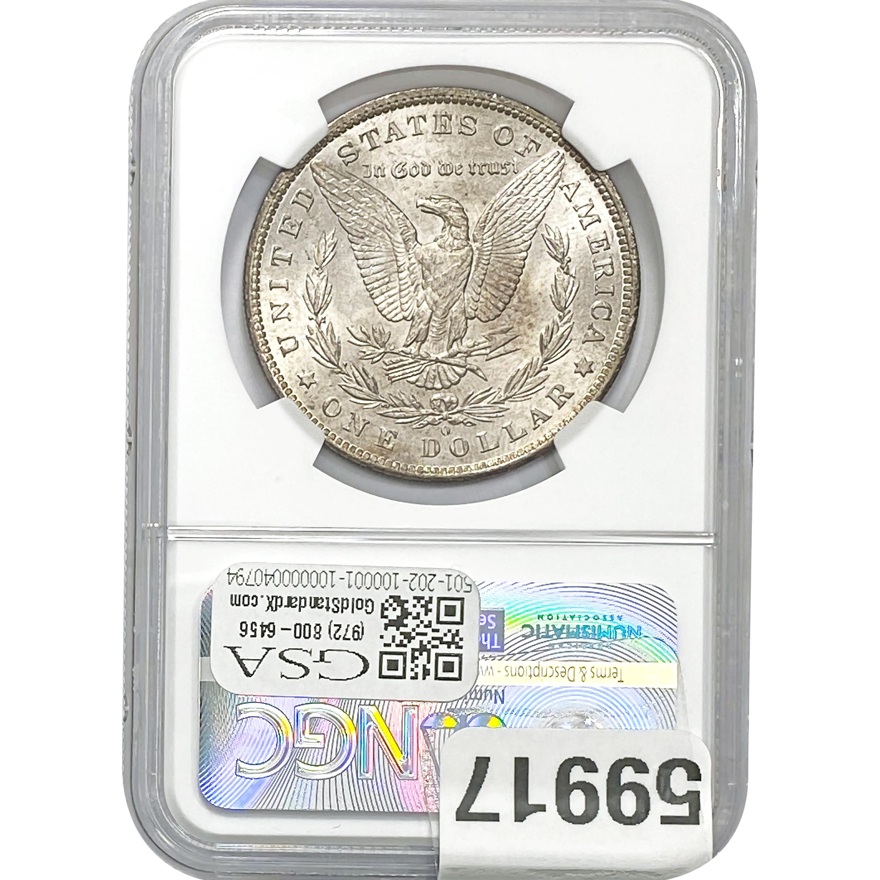 1884-O Morgan Silver Dollar NGC MS64