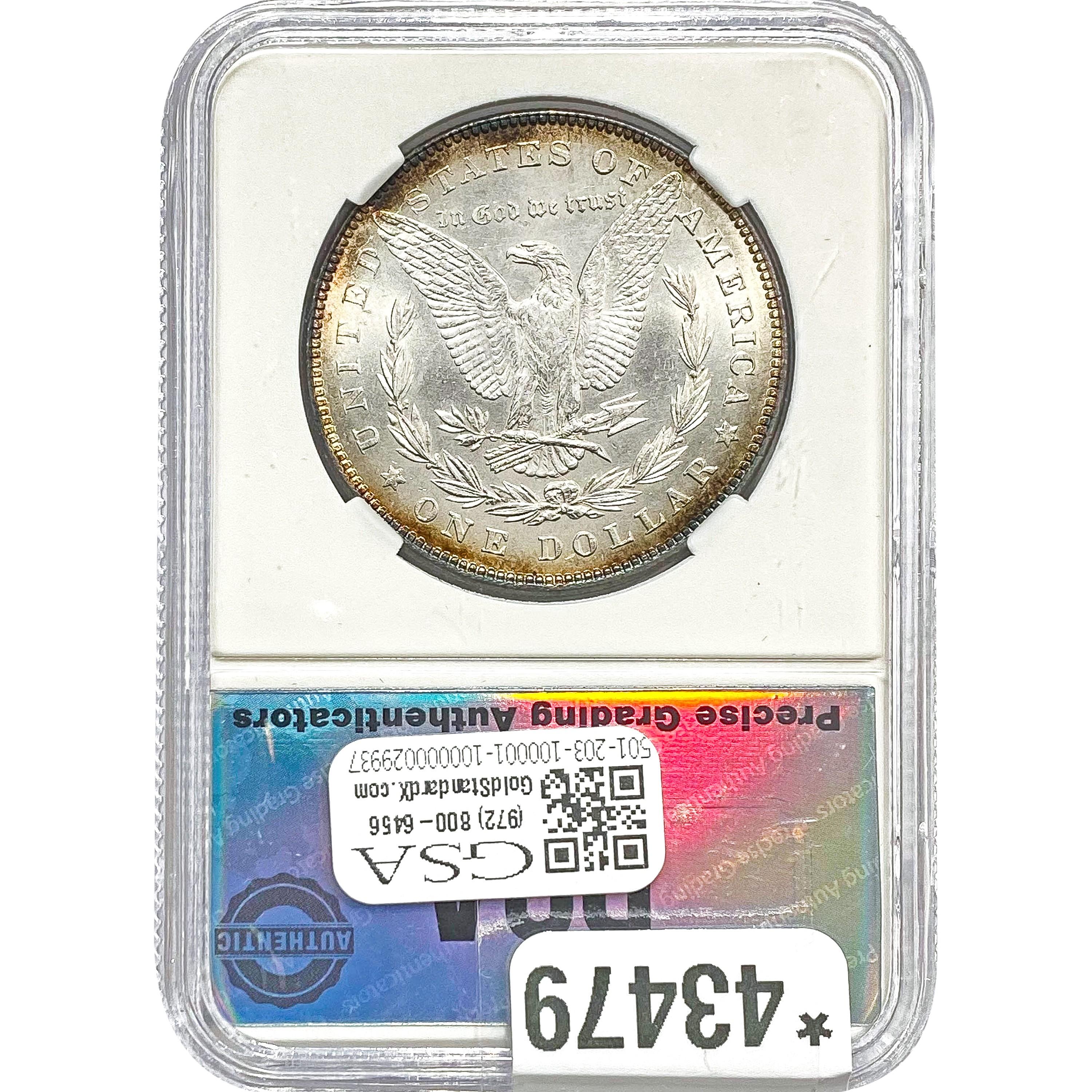 1878 7/8TF Morgan Dollar PGA MS65