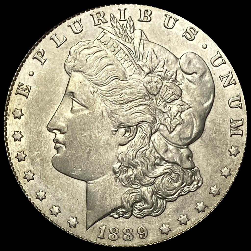 1889 Silver Morgan Dollar CLOSELY UNCIRCULATED
