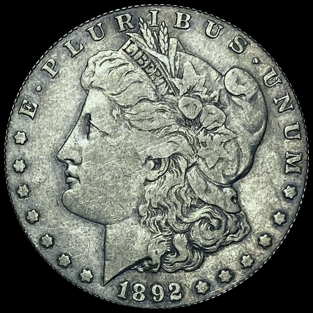 1892-S Silver Morgan Dollar LIGHTLY CIRCULATED