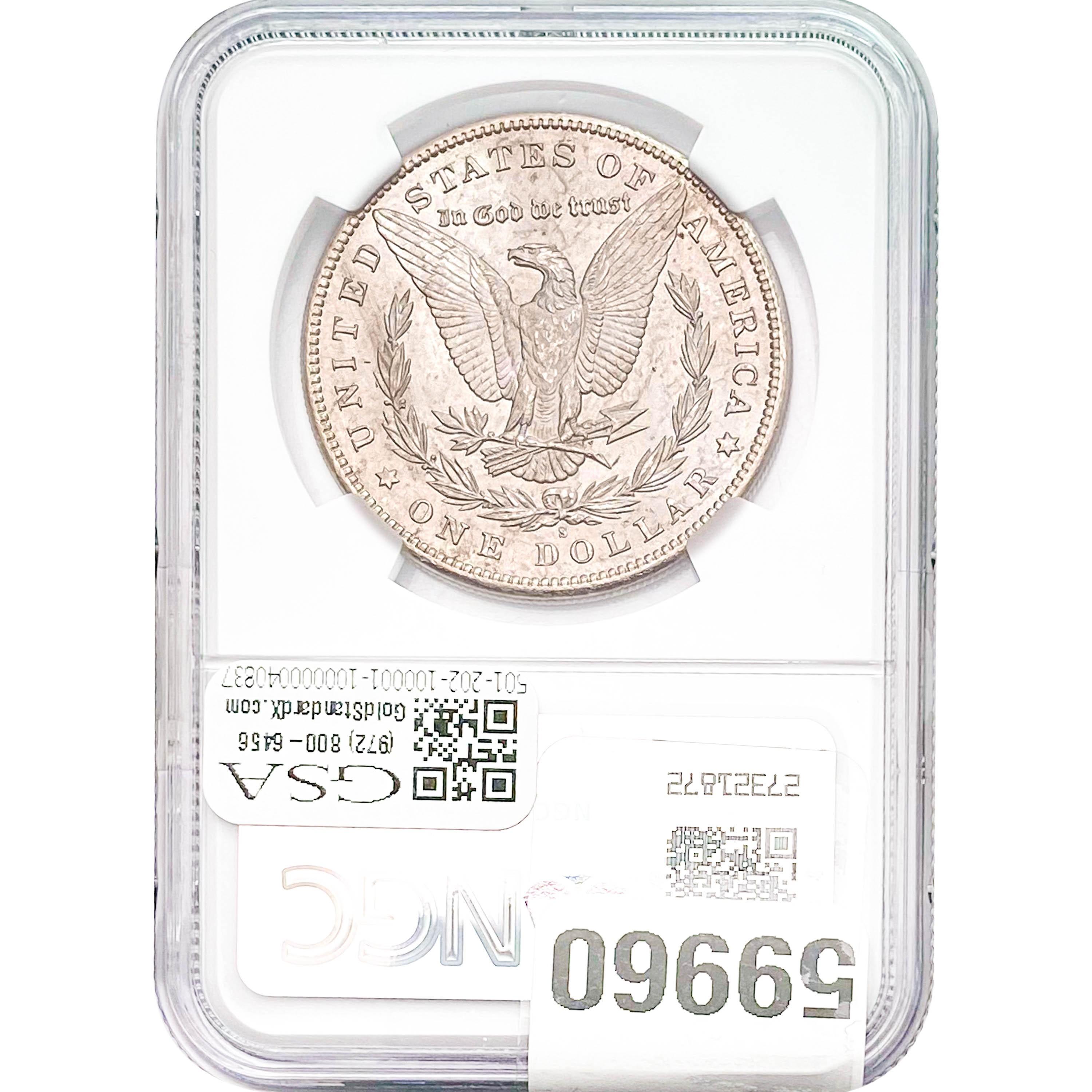 1897-S Morgan Silver Dollar NGC MS63