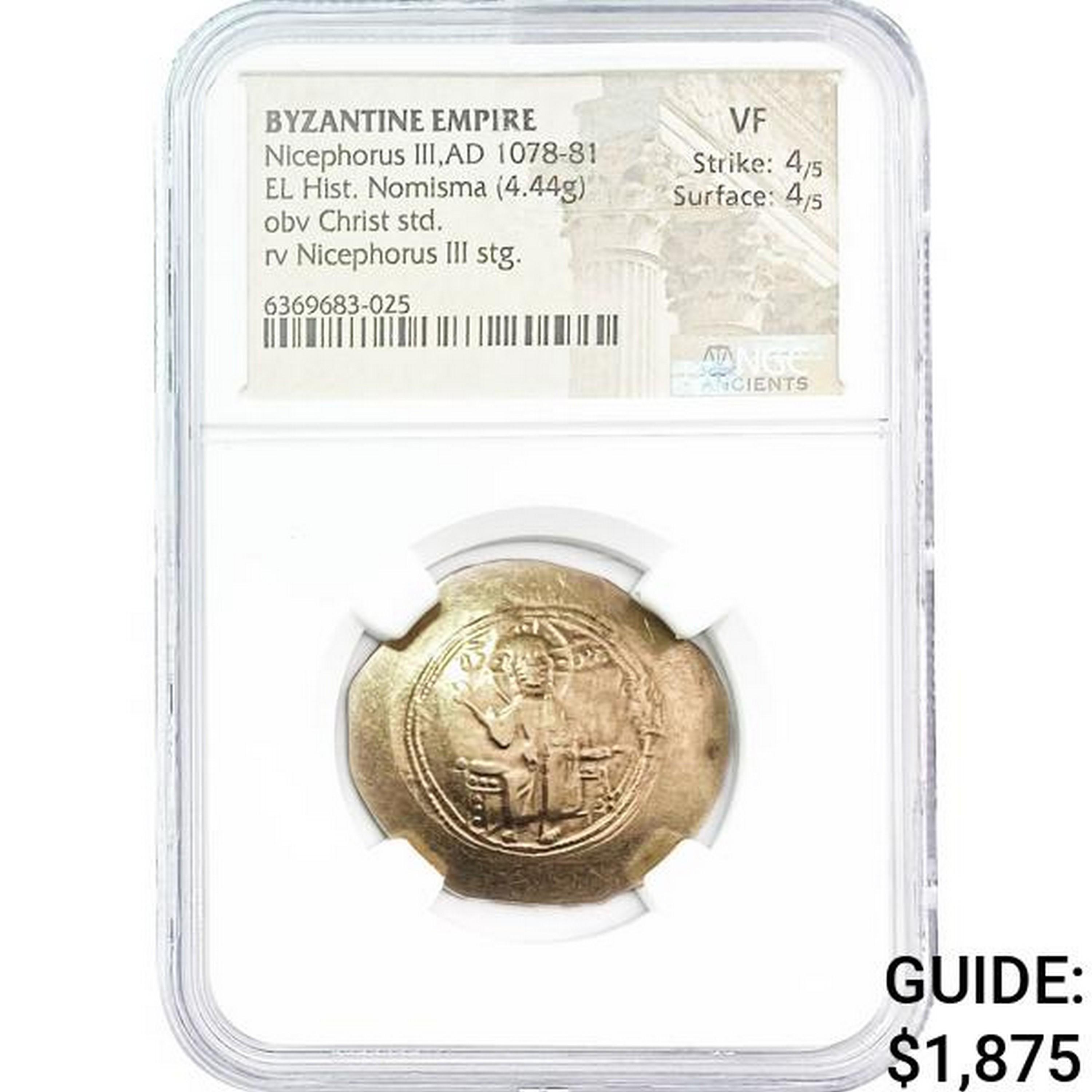 AD 1078-81 Byzantine .1427oz Gold Hist. Nomisa