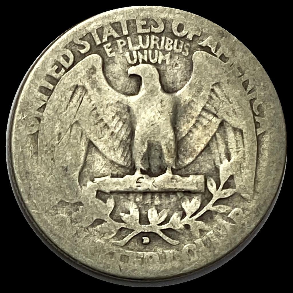 1932-D Silver Washington Quarter NICELY CIRCULATED