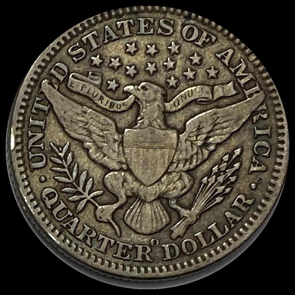 1901 Barber Quarter Dollar LIGHTLY CIRCULATED