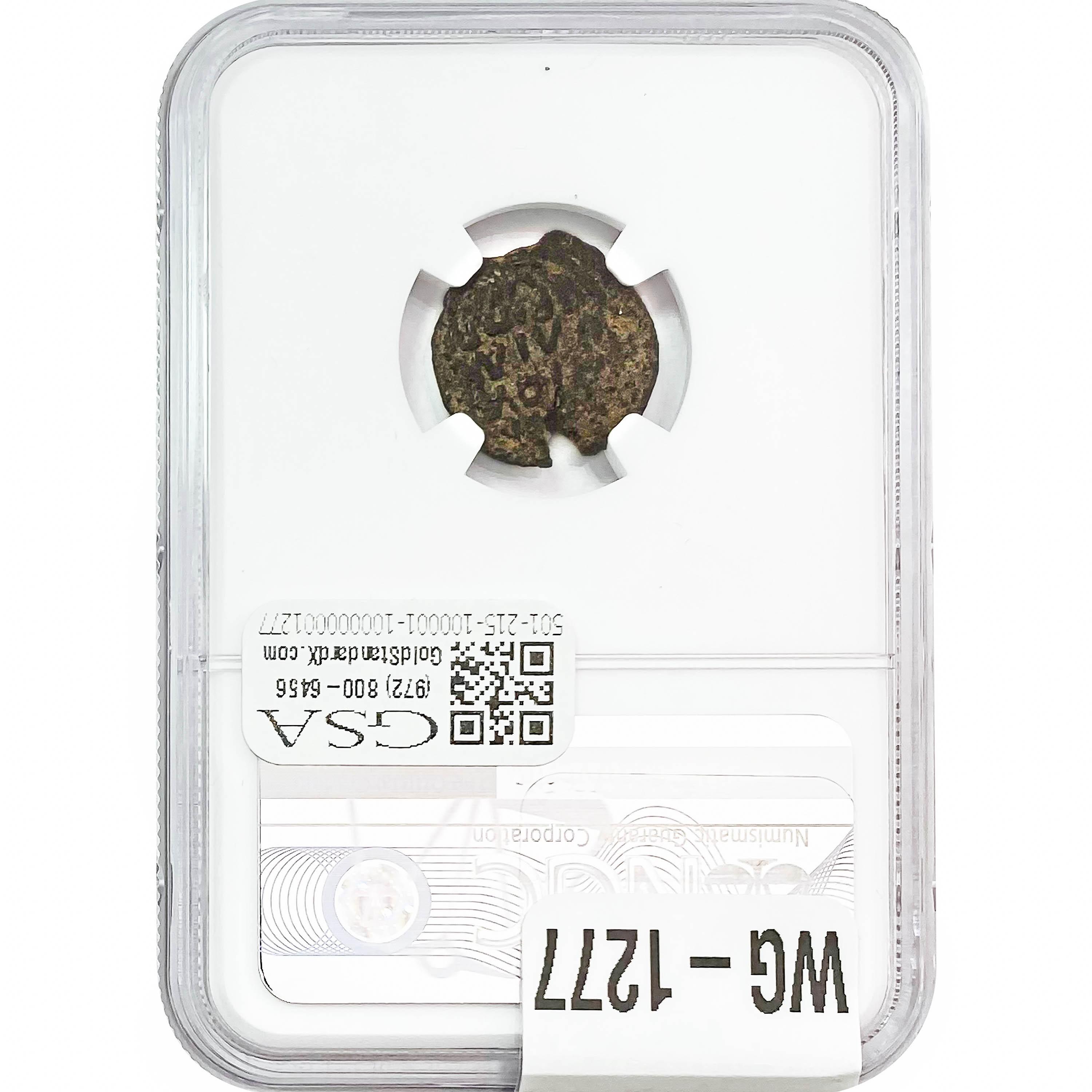 Judaea Antonius Felix, AD 52-59 Bronze Prutah