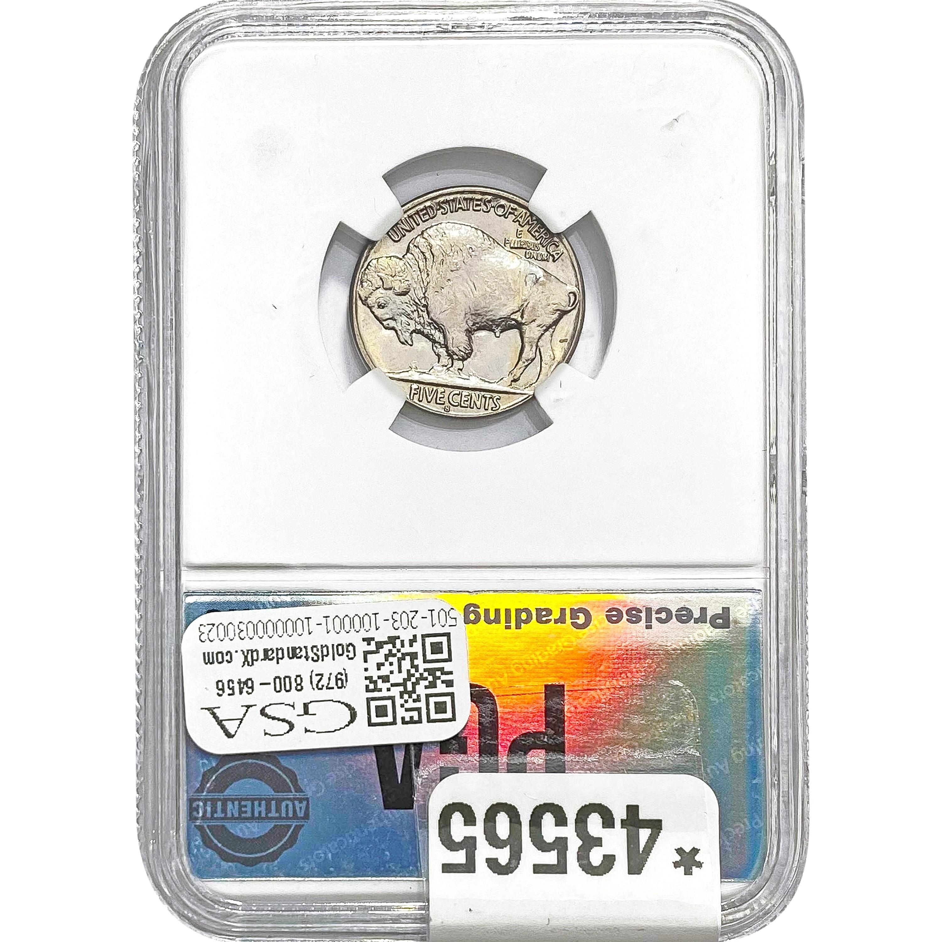1917-S Buffalo Nickel PGA MS64