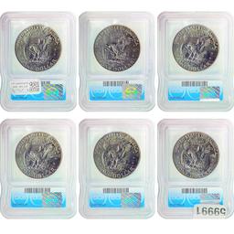 [6]1977-1978 Eisenhower Dollar MS66