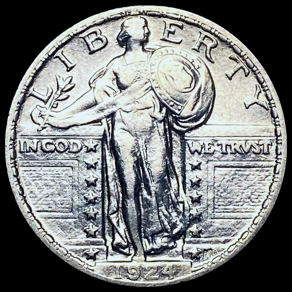 1924 Standing Liberty Silver Quarter CLOSELY UNCIRCULATED