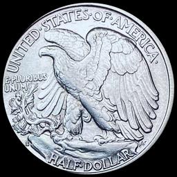 GEM BU 1935-S Silver Walking Liberty Half Dollar