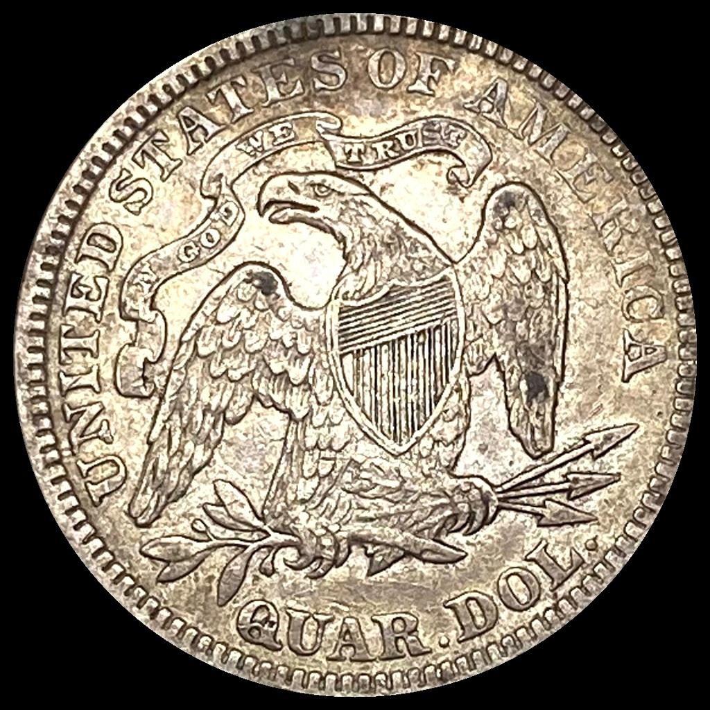 CLOSELY UNCIRCULATED 1876 Seated Liberty Quarter