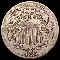 1882 Shield Nickel LIGHTLY CIRCULATED