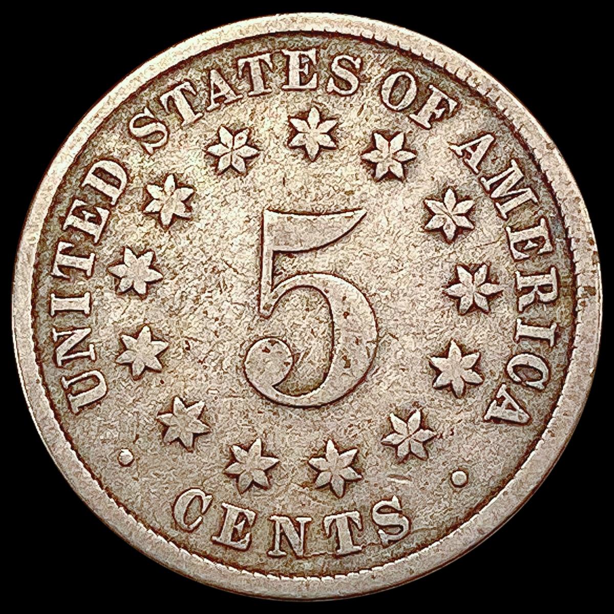 1882 Shield Nickel LIGHTLY CIRCULATED
