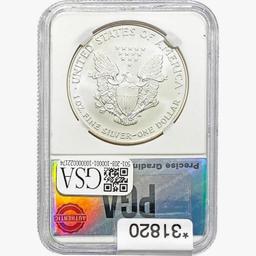 1994 American Silver Eagle PGA MS70