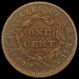 1839 Liberty Head Large Cent NICELY CIRCULATED