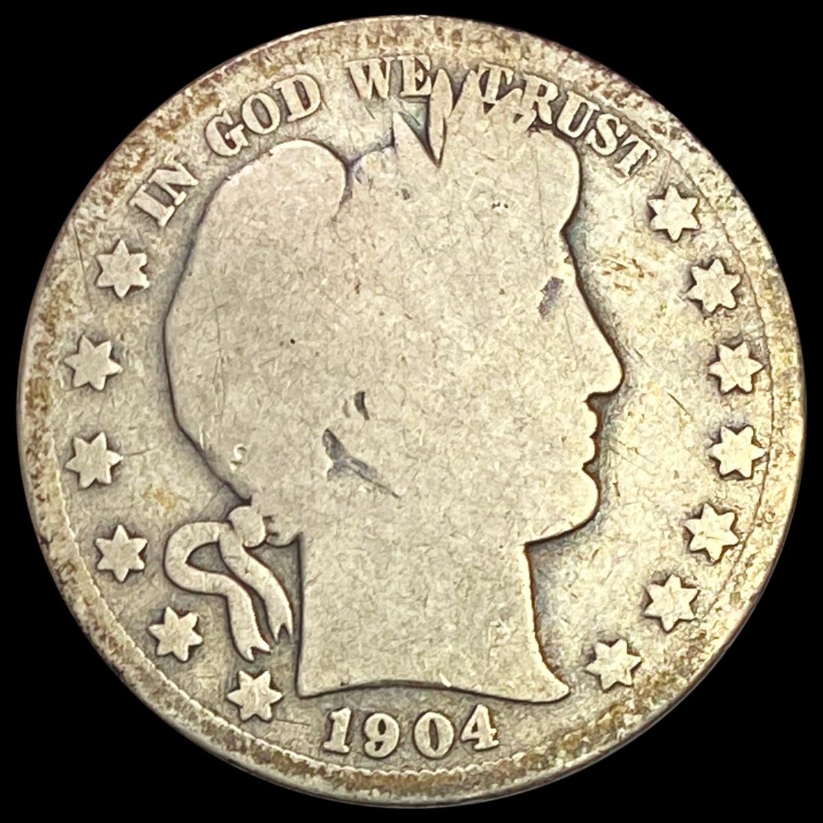 1904-S Barber Half Dollar NICELY CIRCULATED