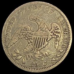 1834 Capped Bust Quarter LIGHTLY CIRCULATED