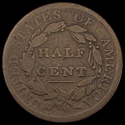 1809 Classic Head Half Cent NICELY CIRCULATED NIC